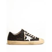 Golden Goose Glitter Star Sneakers Black, Dam