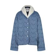 Fabienne Chapot Merlin Denim Jacket Blue, Dam