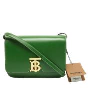 Burberry Vintage Pre-owned Laeder axelremsvskor Green, Dam