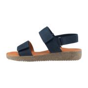 Nature Footwear Karen Eco Nubuck Sandal Navy Blue, Dam