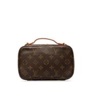 Louis Vuitton Vintage Pre-owned Canvas handvskor Brown, Dam