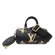 Louis Vuitton Vintage Pre-owned Laeder handvskor Black, Dam