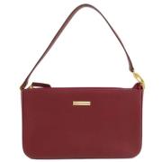 Burberry Vintage Pre-owned Laeder handvskor Red, Dam