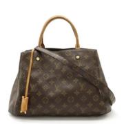 Louis Vuitton Vintage Pre-owned Canvas louis-vuitton-vskor Brown, Dam