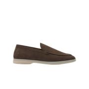 Scarosso Djup Taupe Mocka Loafer Brown, Herr