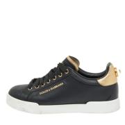 Dolce & Gabbana Pre-owned Pre-owned Laeder sneakers Black, Dam