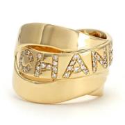 Chanel Vintage Pre-owned Guld ringar Yellow, Dam