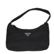 Prada Vintage Pre-owned Tyg prada-vskor Black, Dam