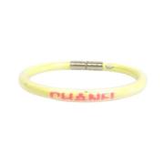 Chanel Vintage Pre-owned Metall armband Yellow, Dam