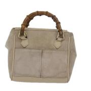 Gucci Vintage Pre-owned Mocka gucci-vskor Beige, Dam