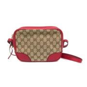 Gucci Vintage Pre-owned Canvas gucci-vskor Beige, Dam