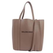 Balenciaga Vintage Pre-owned Laeder axelremsvskor Brown, Dam