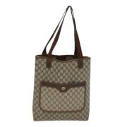 Gucci Vintage Pre-owned Canvas totevskor Beige, Dam