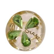 Chanel Vintage Pre-owned Plast ringar Yellow, Dam