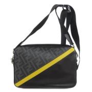 Fendi Vintage Pre-owned Plast axelremsvskor Gray, Dam