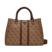 Guess Noreen Girlfriend Satchel Latte Brown, Dam