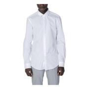 Antony Morato Vit Button-Front Skjorta Klassisk Stil White, Herr