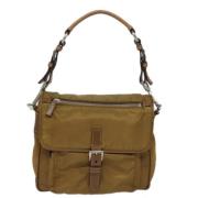 Prada Vintage Pre-owned Tyg prada-vskor Brown, Dam