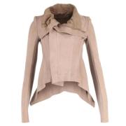 Rick Owens Pre-owned Pre-owned Mocka ytterklder Beige, Dam