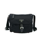 Prada Vintage Pre-owned Tyg prada-vskor Black, Dam