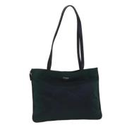 Prada Vintage Pre-owned Tyg prada-vskor Green, Dam