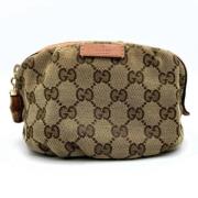 Gucci Vintage Pre-owned Canvas kuvertvskor Brown, Dam