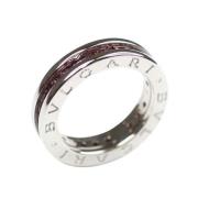 Bvlgari Vintage Pre-owned Vitt guld ringar Gray, Dam