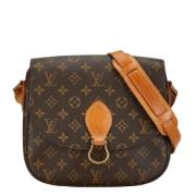 Louis Vuitton Vintage Pre-owned Plast axelremsvskor Brown, Dam