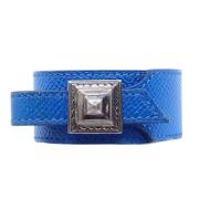 Hermès Vintage Pre-owned Laeder armband Blue, Dam