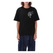 Kenzo Svart Tiger T-Shirt Aw24 Black, Herr