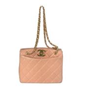 Chanel Vintage Pre-owned Laeder chanel-vskor Pink, Dam