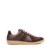 Maison Margiela Bruna Sneakers för Stiliga Outfits Brown, Herr