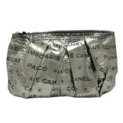 Chanel Vintage Pre-owned Canvas kuvertvskor Gray, Dam