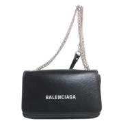 Balenciaga Vintage Pre-owned Laeder axelremsvskor Black, Dam