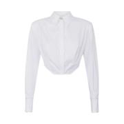 Elisabetta Franchi Vit Skjorta Elegant Stil White, Dam