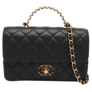 Chanel Vintage Pre-owned Laeder chanel-vskor Black, Dam