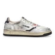 Autry Vintage Låga Sneakers Silver Vit Gray, Herr