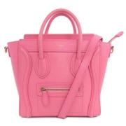 Celine Vintage Pre-owned Laeder handvskor Pink, Dam