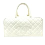 Chanel Vintage Pre-owned Laeder chanel-vskor White, Dam