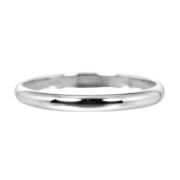 Cartier Vintage Pre-owned Platina ringar Gray, Unisex