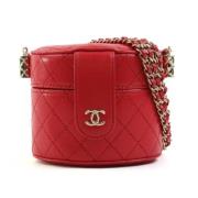 Chanel Vintage Pre-owned Laeder chanel-vskor Red, Dam