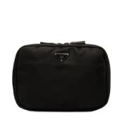 Prada Vintage Pre-owned Tyg kuvertvskor Black, Dam