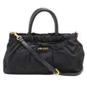 Prada Vintage Pre-owned Laeder prada-vskor Black, Dam