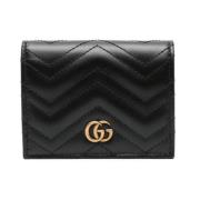 Gucci Svarta Plånböcker för Män Black, Dam