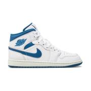 Jordan Mid SE Vita Sneakers Logo White, Herr