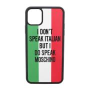 Moschino Italiensk Flagga iPhone 11 Pro Max Fodral Multicolor, Unisex