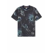 Paul Smith Marinblommig T-shirt Multicolor, Herr