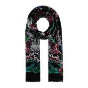 Alexander McQueen Skull Fern Scarves och Sjalar Multicolor, Dam