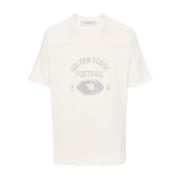 Golden Goose Vita T-shirts och Polos White, Herr