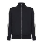 Palm Angels Svart Track Jacket med Logo Black, Herr